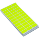 Etichete autoadezive 50x22 mm galbene 3300 buc 100 coli Adison